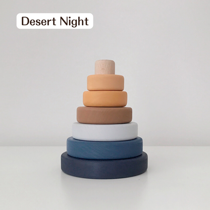 【ウクライナ 木製リングスタッカー】SABO CONCEPT Mini Ring Stacker / 全５色