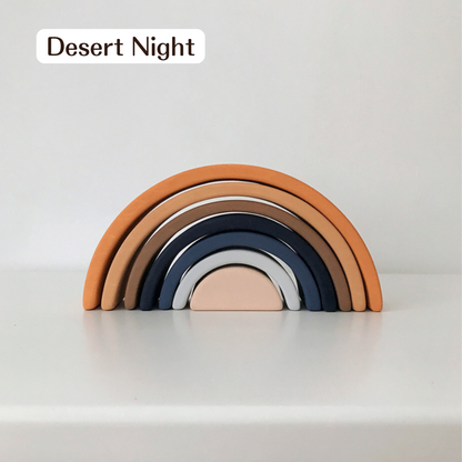 【ウクライナ 木製 虹 積み木 】SABO CONCEPT Mini Rainbow / 全６色